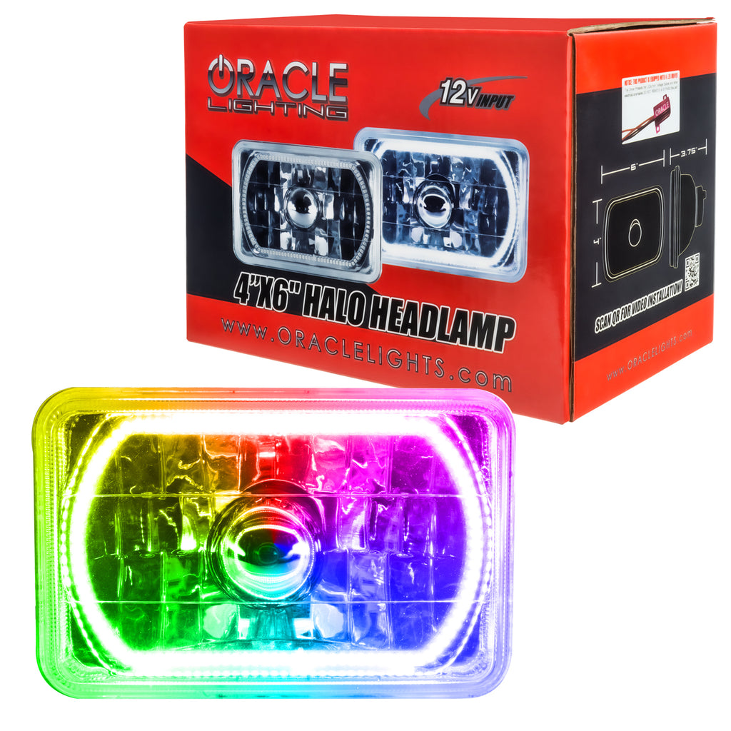 Pre-Installed Lights 4x6 in. Sealed Beam, ColorSHIFT by Oracle Lighting