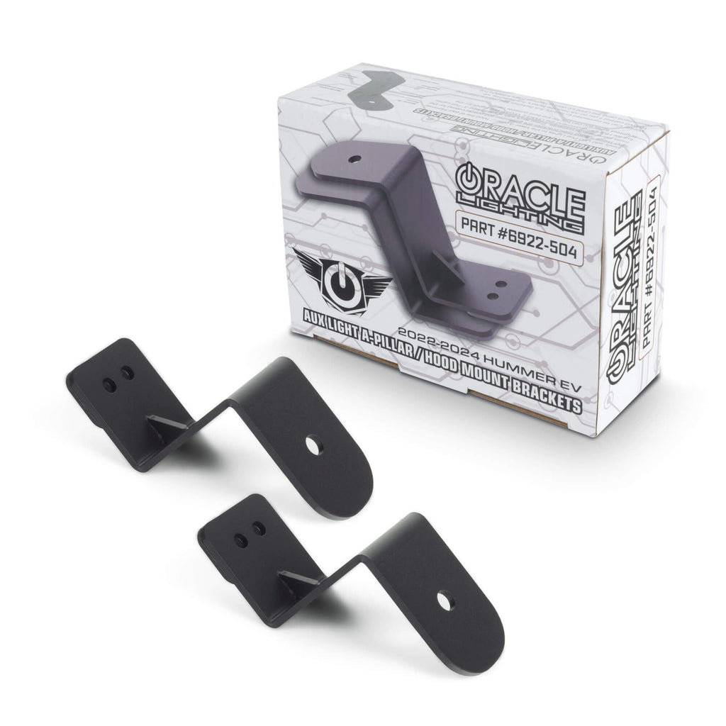 ORACLE Lighting 2022-2024 Hummer EV Aux Light A-Pillar/ Hood Mount Brackets by Oracle Lighting