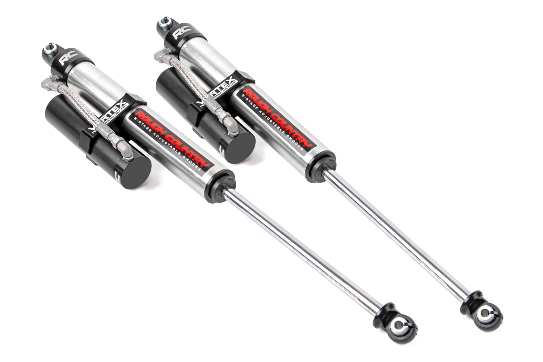 Vertex 2.5 Reservoir Rear Shocks | 4-8" | Ford F-250 Super Duty 4WD (17-26) by Rough Country