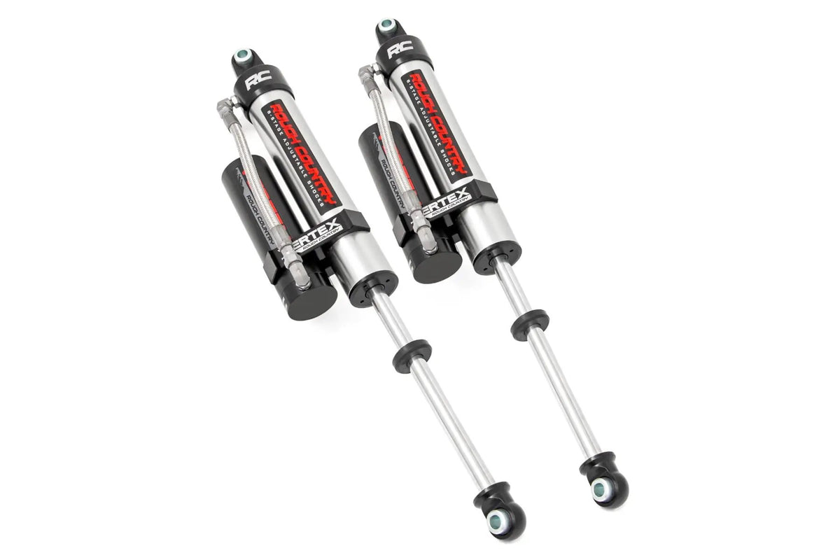 Vertex 2.5 Reservoir Rear Shocks | 3.5-7.5" | Chevy/GMC 2500HD/3500HD (11-26) by Rough Country