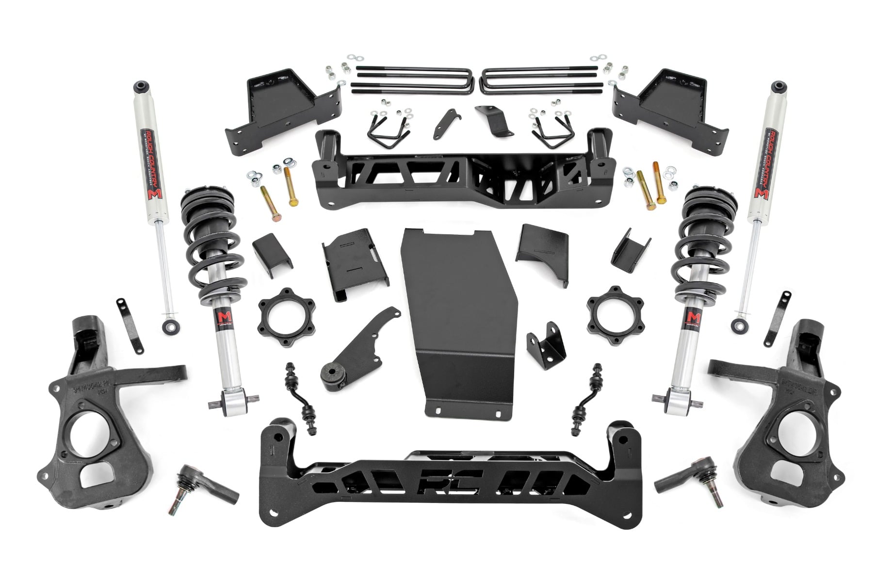 7 Inch Lift Kit | Cast Steel | M1 Struts/M1 | Chevy/GMC 1500 (14-18 & Classic) by Rough Country