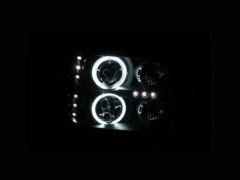 Projector Headlight Set w/Halo by ANZO USA