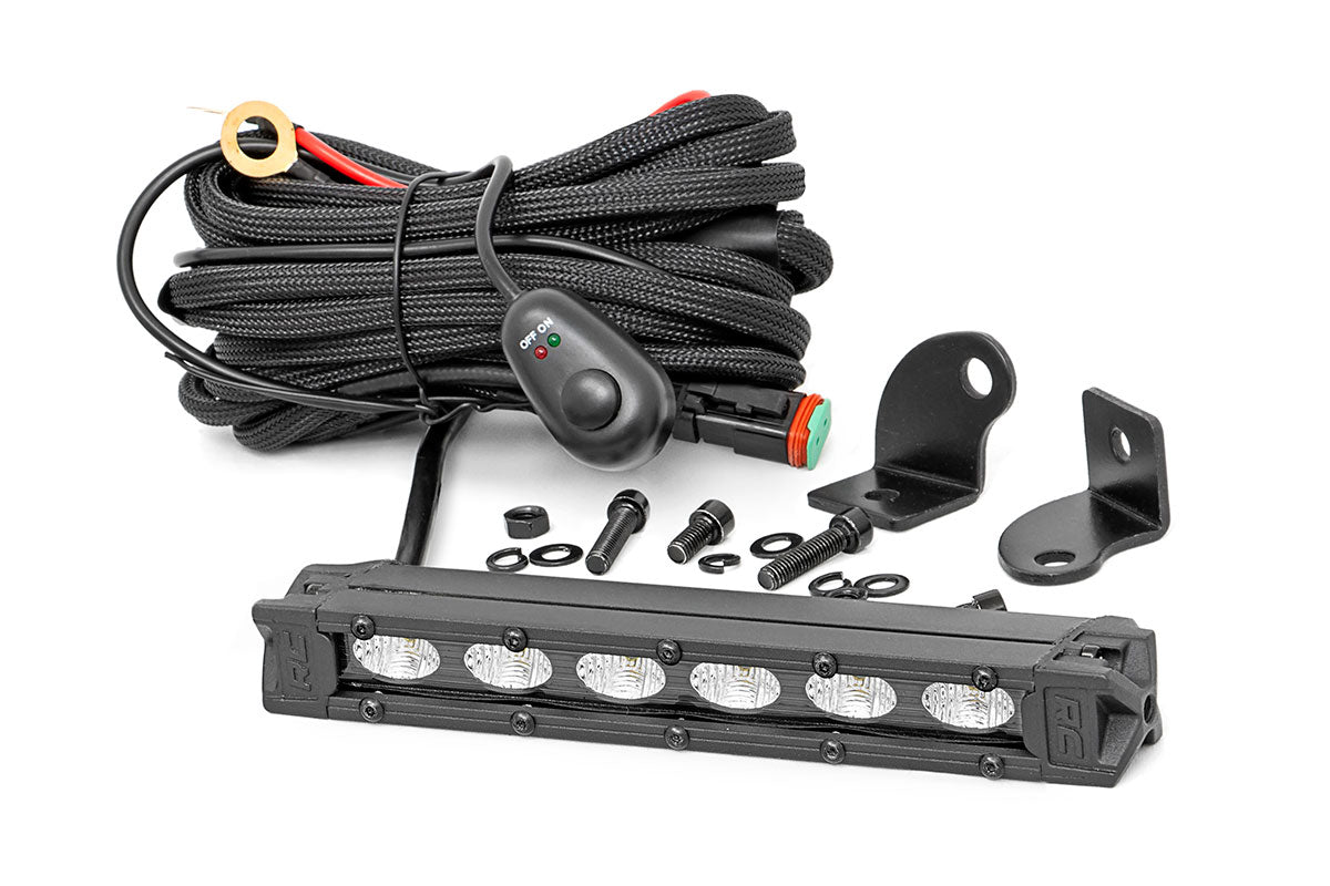 6 Inch Black Series LED Light Bar | Slim Line by Rough Country