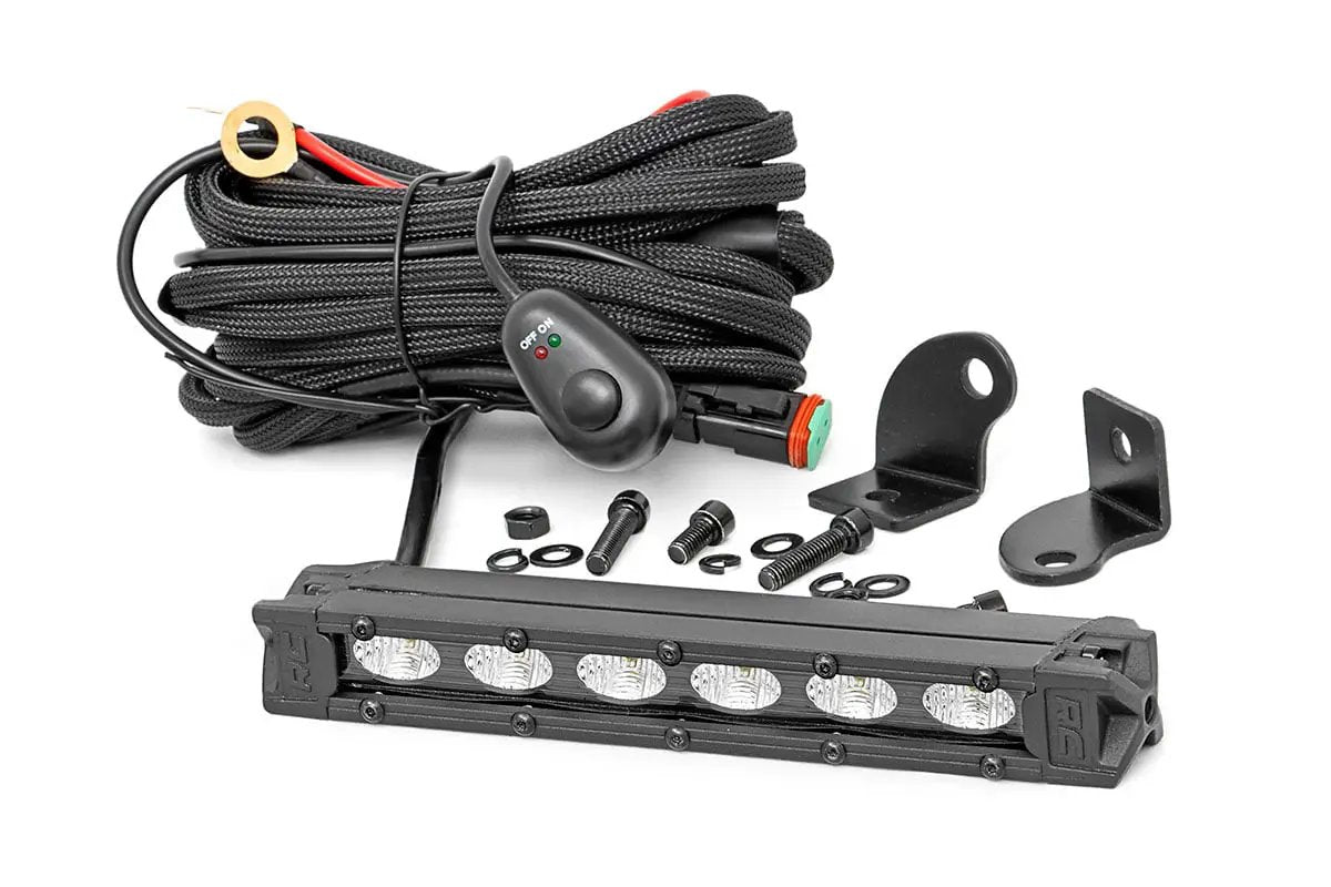 6 Inch Black Series LED Light Bar | Slim Line by Rough Country