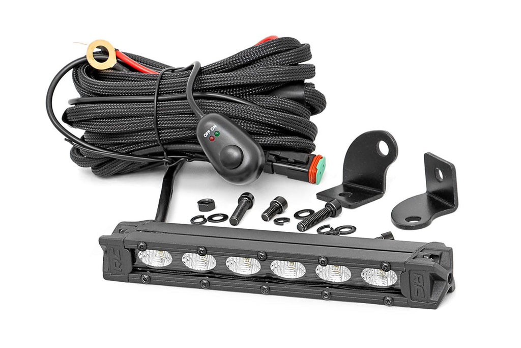 6 Inch Black Series LED Light Bar | Slim Line by Rough Country