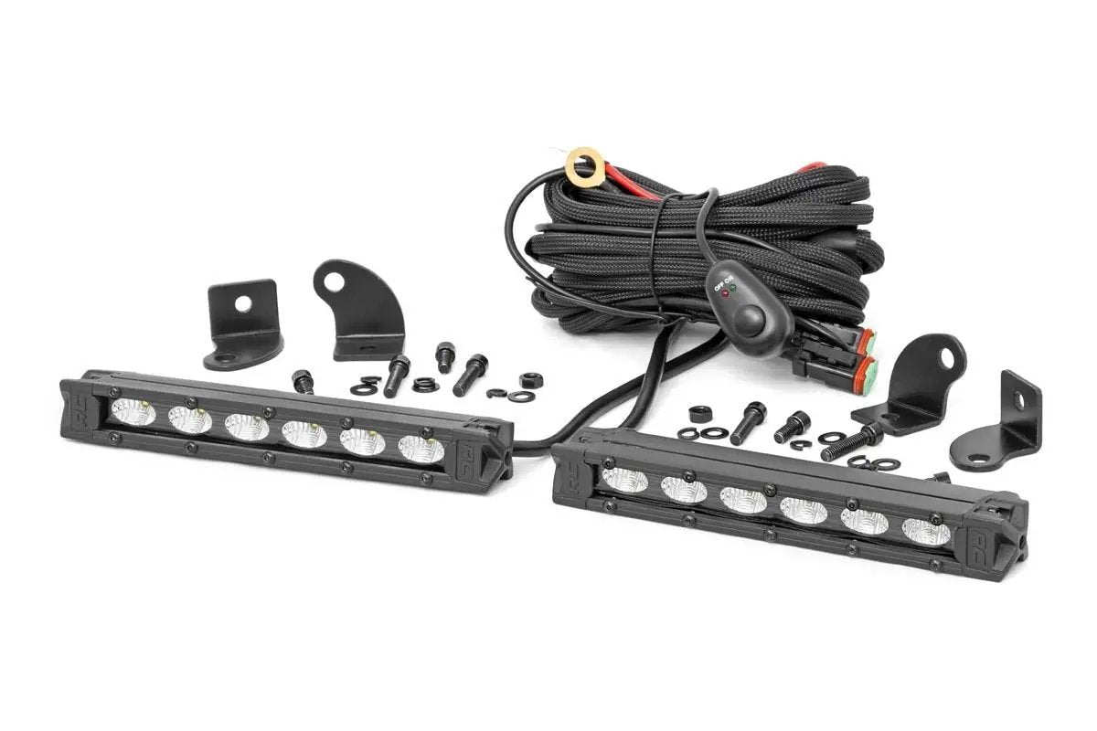 6 Inch Black Series LED Light Bar | Slim Line | Pair by Rough Country