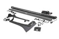 LED Light Kit | Windshield Mount | 50" BLK Single Row | Jeep Gladiator JT/Wrangler JL (18-26) by Rough Country