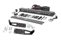 LED Light Kit | Bumper Mount | 20" Black Single Row | White DRL | Ram 2500 (03-18)/3500 (03-18) by Rough Country