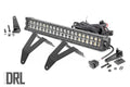 LED Light Kit | Bumper Mount | 20" Black Dual Row | White DRL | Ram 1500 (19-24) by Rough Country