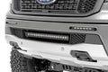 LED Light Kit | Bumper Mount | 6" Black Slimline Pair | Ford Ranger (19-23) by Rough Country