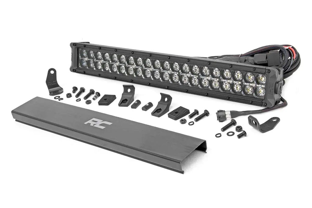 20 Inch Black Series LED Light Bar | Dual Row | Amber DRL by Rough Country