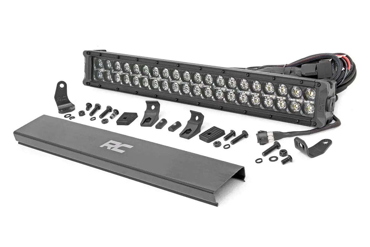20 Inch Black Series LED Light Bar | Dual Row | Amber DRL by Rough Country