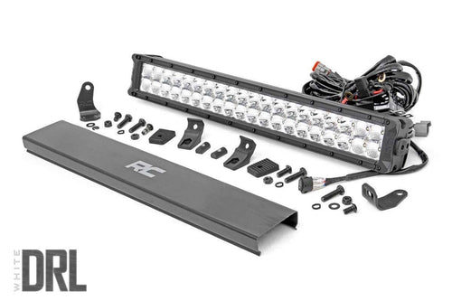 20 Inch Chrome Series LED Light Bar | Dual Row | Cool White DRL by Rough Country