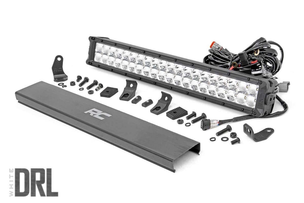 20 Inch Chrome Series LED Light Bar | Dual Row | Cool White DRL by Rough Country