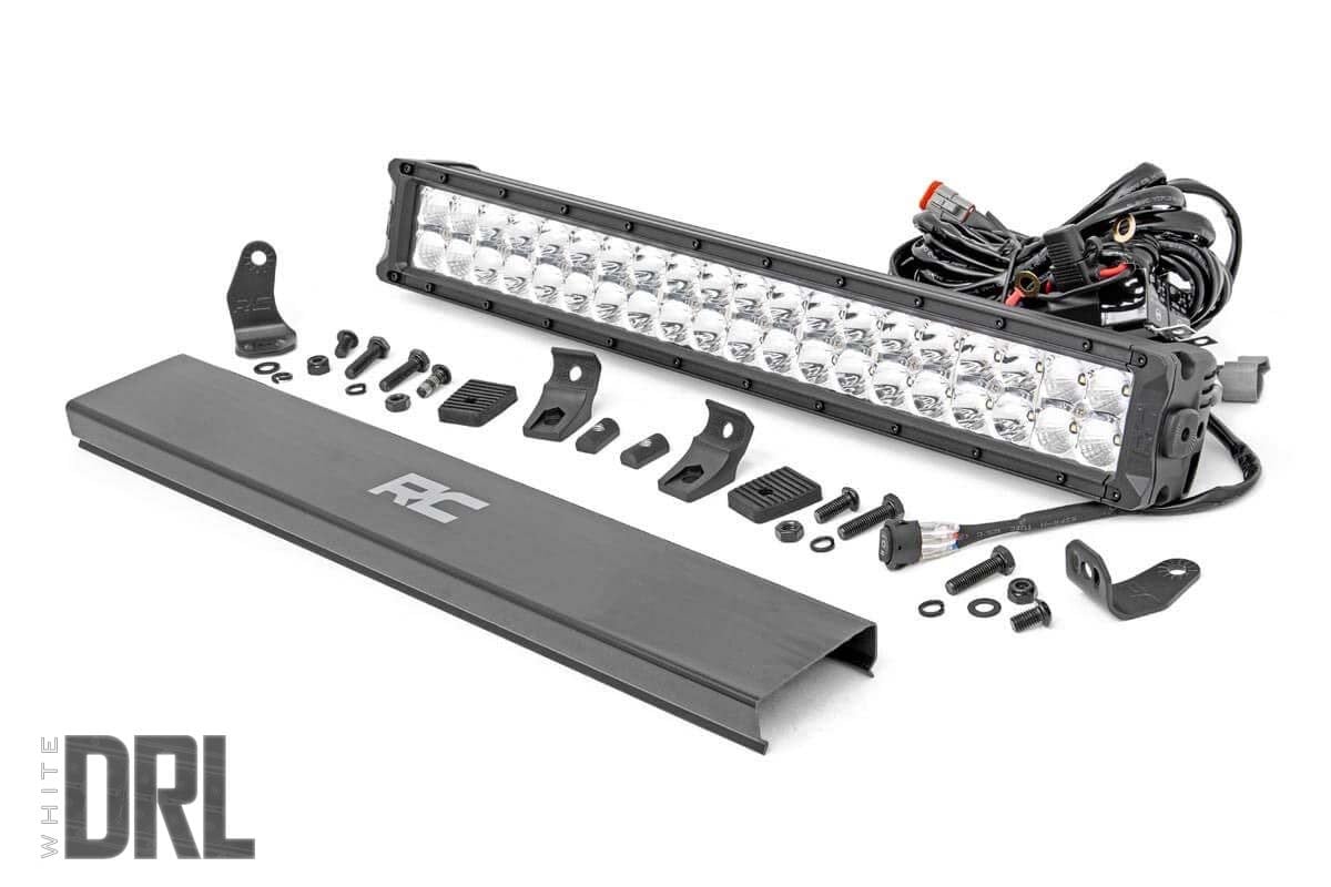 20 Inch Chrome Series LED Light Bar | Dual Row | Cool White DRL by Rough Country