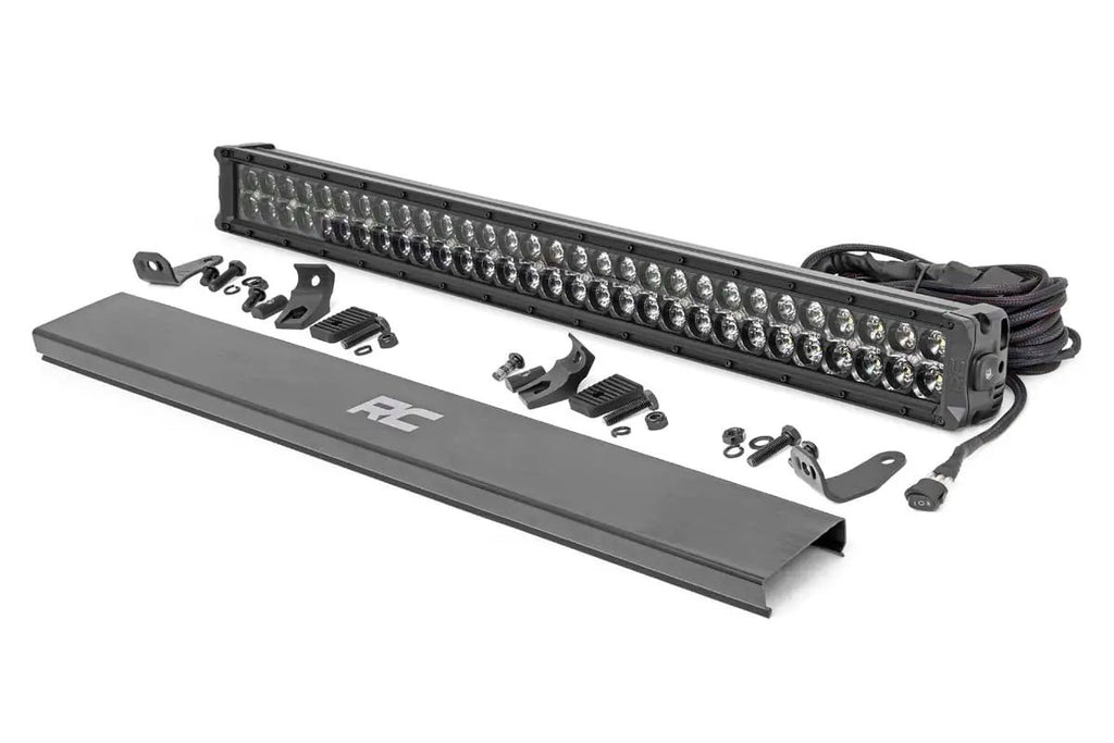 30 Inch Black Series LED Light Bar | Dual Row | Cool White DRL by Rough Country