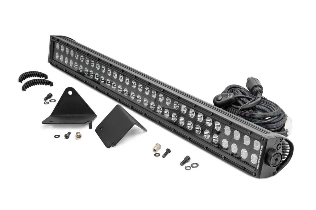 LED Light | Under Bed | 30" Black Dual Row | Can-Am Defender HD 5/HD 8/HD 9/HD 10 by Rough Country