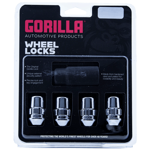 GORILLA LOCK ACORN 12-1.25 CHR CLAM by Gorilla Automotive