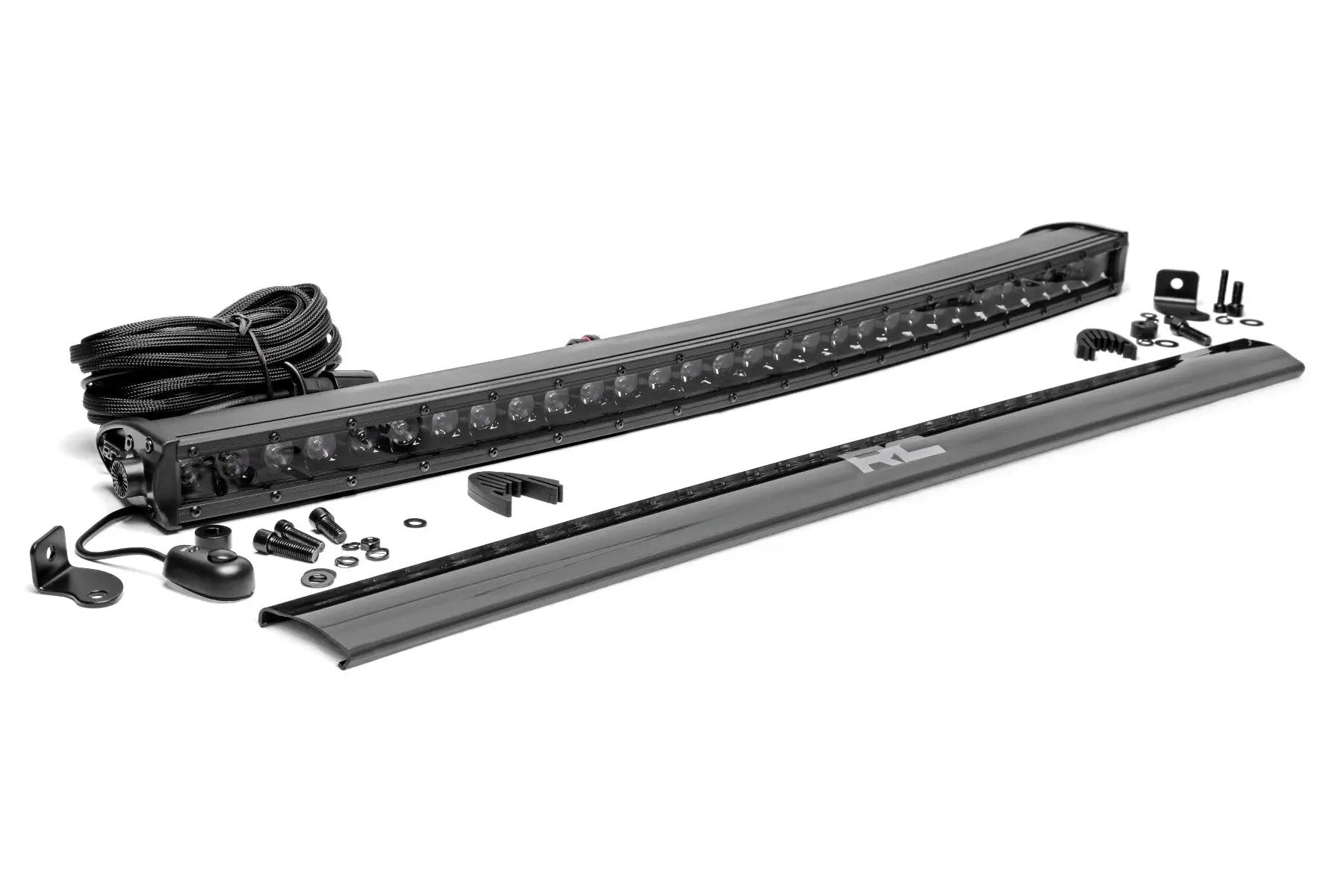 30 Inch Black Series LED Light Bar | Curved | Single Row by Rough Country