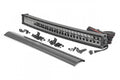 LED Light Kit | Bumper Mount | 30" Black Dual Row | White DRL | Toyota 4Runner (14-20) by Rough Country