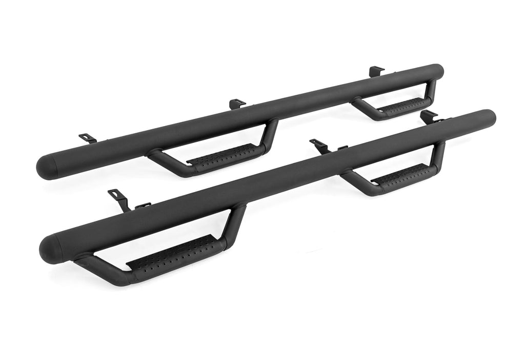 Nerf Steps | Wheel to Wheel | 4 Door | Jeep Wrangler Unlimited 2WD/4WD (07-18) by Rough Country