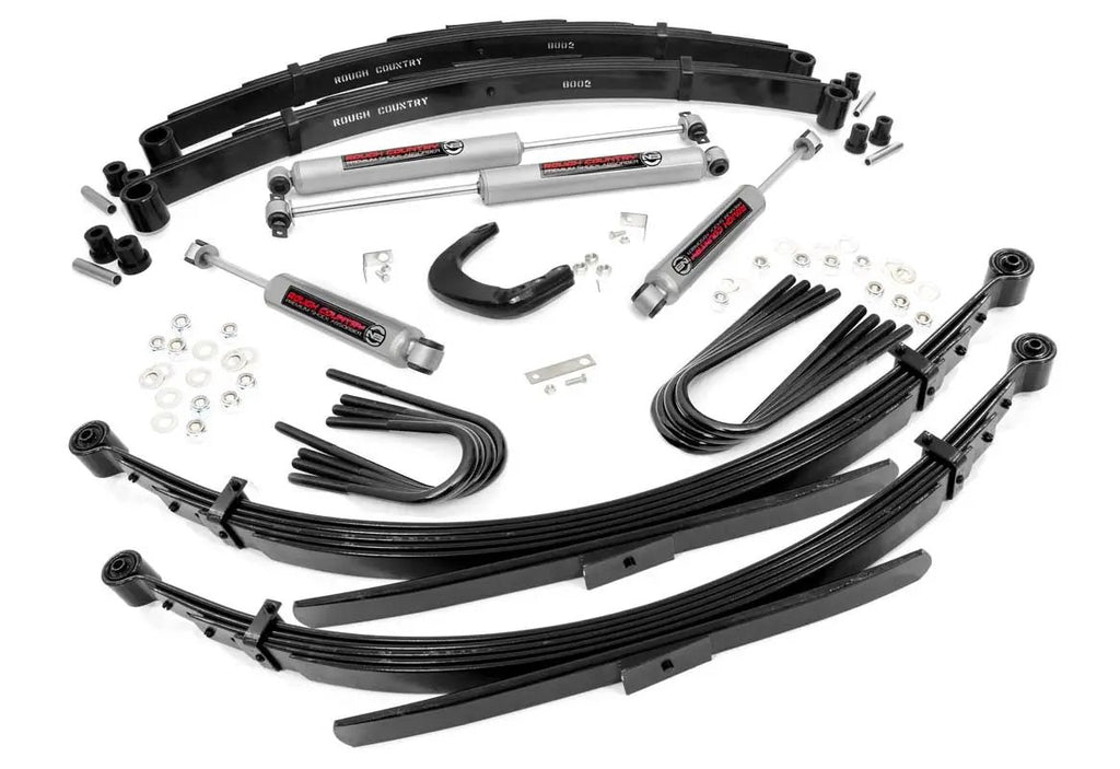4 Inch Lift Kit | 52 Inch RR Springs | Chevy/GMC 3/4-Ton Suburban/C25/K25 Truck (77-87) by Rough Country