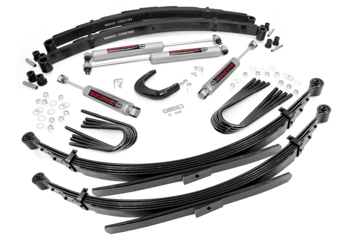 6 Inch Lift Kit | 52 Inch Rear Springs | Chevy/GMC C10/K10 Truck & SUV/K5 Blazer (73-76) by Rough Country