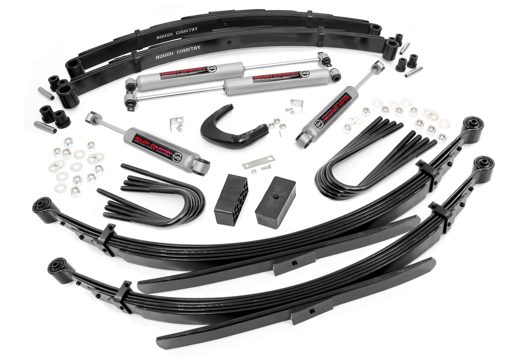 6 Inch Lift Kit | 56 Inch RR Springs | Chevy/GMC 3/4-Ton Suburban (77-91)/C25/K25 Truck (77-87) by Rough Country