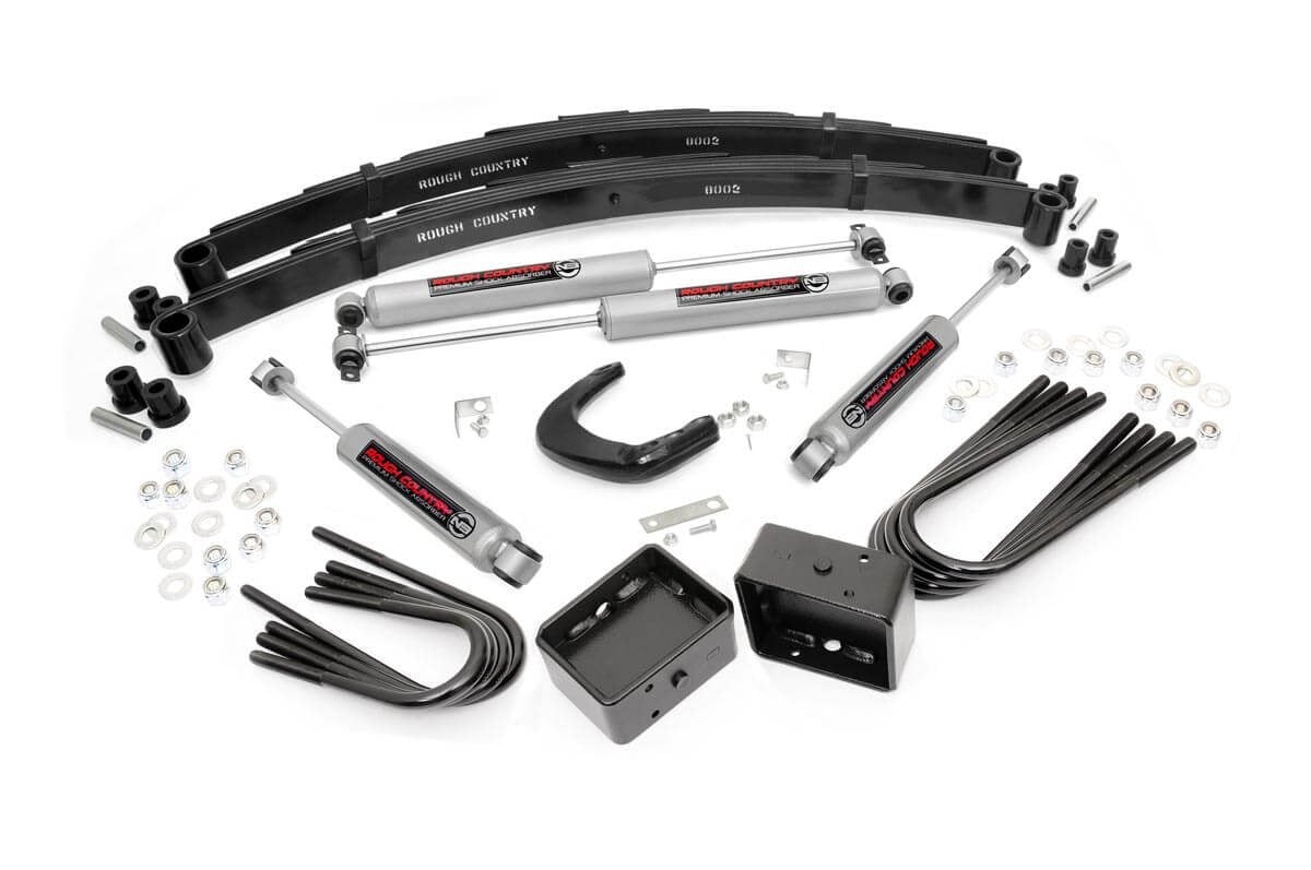 4 Inch Lift Kit | Chevy/GMC C10/K10 Truck & SUV/K5 Blazer 4WD (1977-1991) by Rough Country