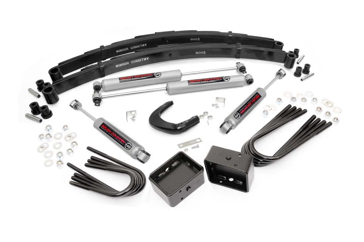 4 Inch Lift Kit | RR Blocks | Chevy/GMC C10/K10 Truck & SUV/K5 Blazer (73-76) by Rough Country