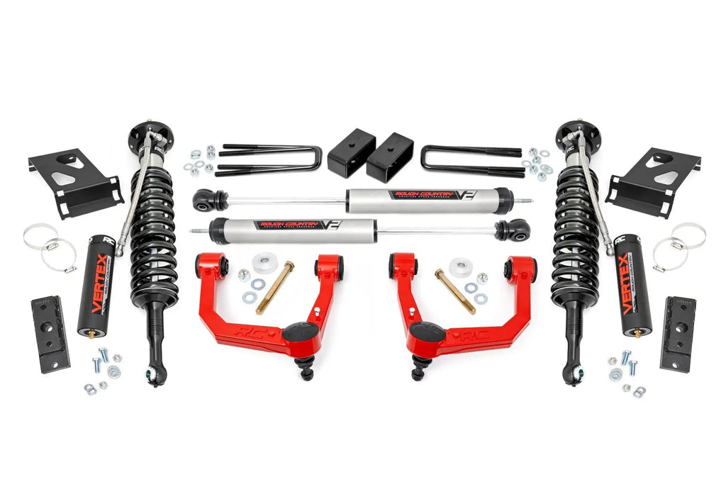 3.5 Inch Lift Kit | Red UCA | Vertex/V2 | Toyota Tacoma 2WD/4WD (2005-2023) by Rough Country