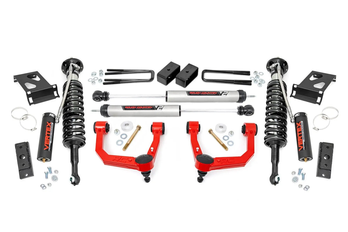 3.5 Inch Lift Kit | Red UCA | Vertex/V2 | Toyota Tacoma 2WD/4WD (2005-2023) by Rough Country