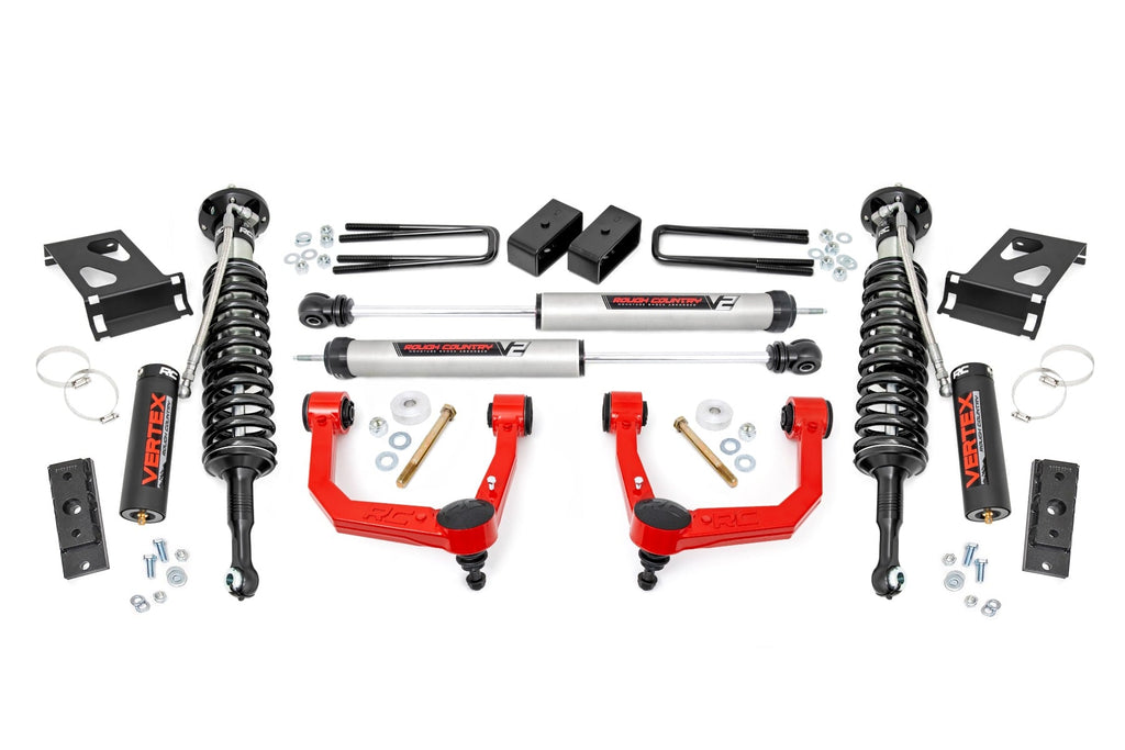 3.5 Inch Lift Kit | Red UCA | Vertex/V2 | Toyota Tacoma 2WD/4WD (2005-2023) by Rough Country