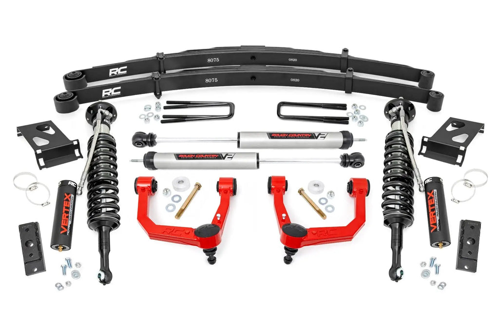 3.5 Inch Lift Kit | Red UCA | Vertex/V2 | Toyota Tacoma 2WD/4WD (2005-2023)