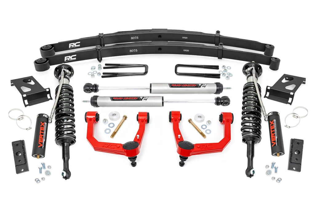 3.5 Inch Lift Kit | Red UCA | Vertex/V2 | Toyota Tacoma 2WD/4WD (2005-2023) by Rough Country