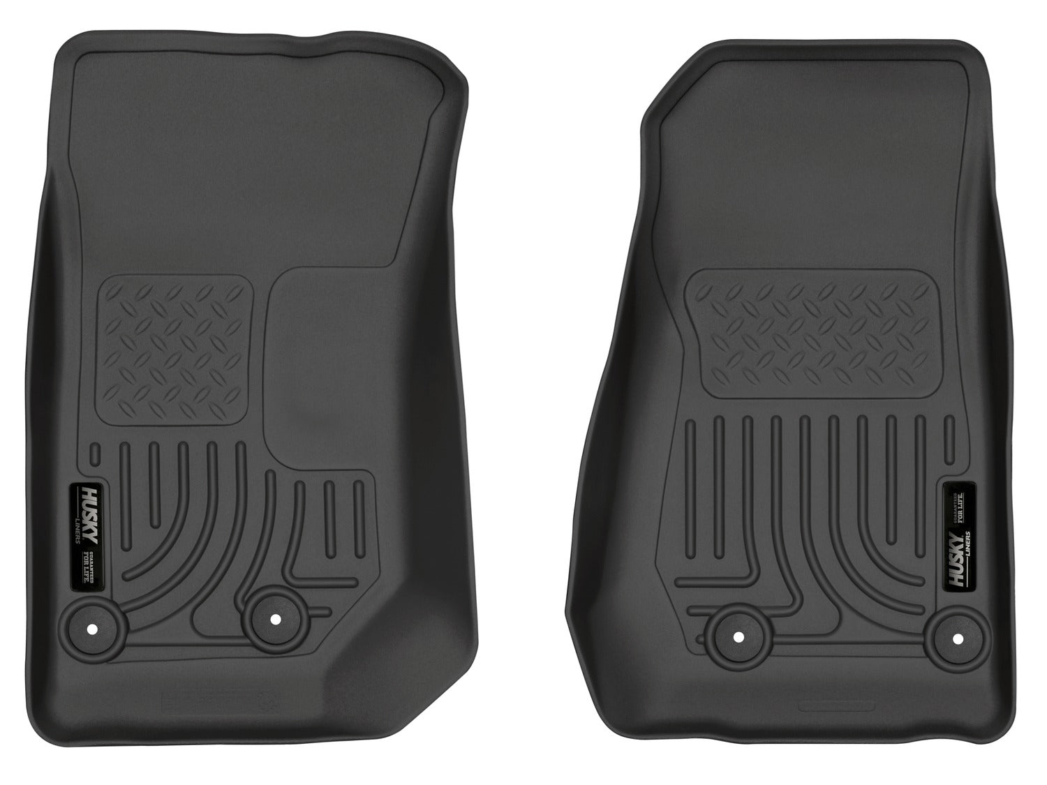 Husky Liners Weatherbeater - Front Floor Liners 18041 by Husky Liners