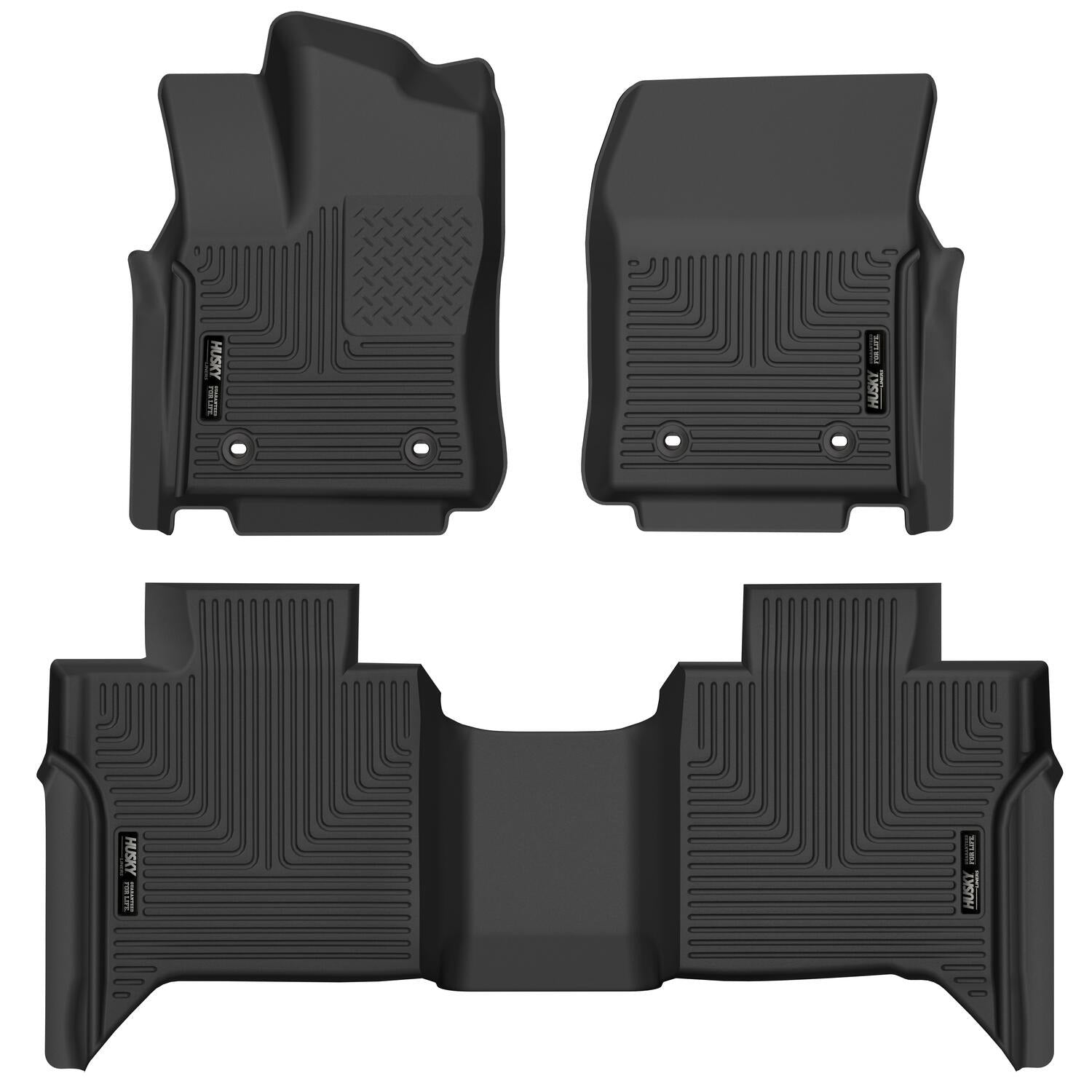 Husky X-act Front & 2nd Seat Floor Liners 53938 by Husky Liners