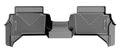Husky X-act 2nd Seat Floor Liner 78371 by Husky Liners