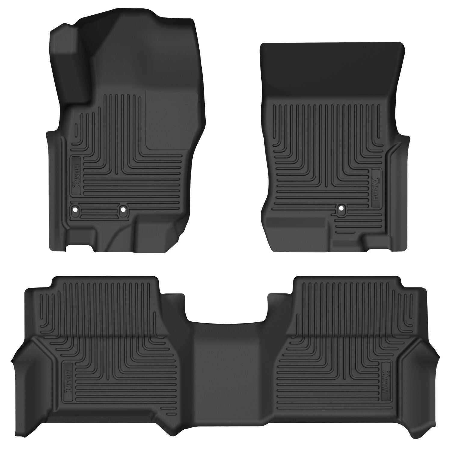Husky Weatherbeater Front & 2nd Seat Floor Liners 93491 by Husky Liners