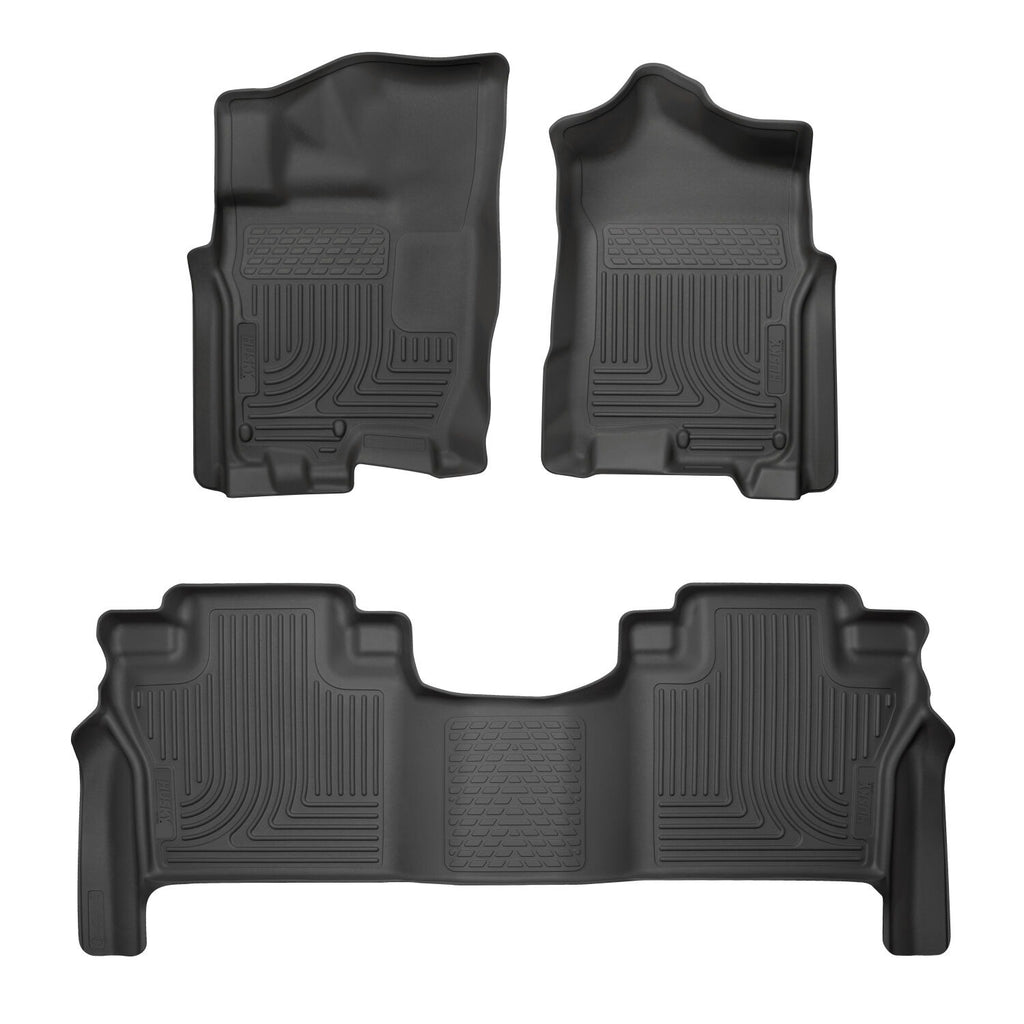 Husky Weatherbeater Front & 2nd Seat Floor Liners 93561 by Husky Liners