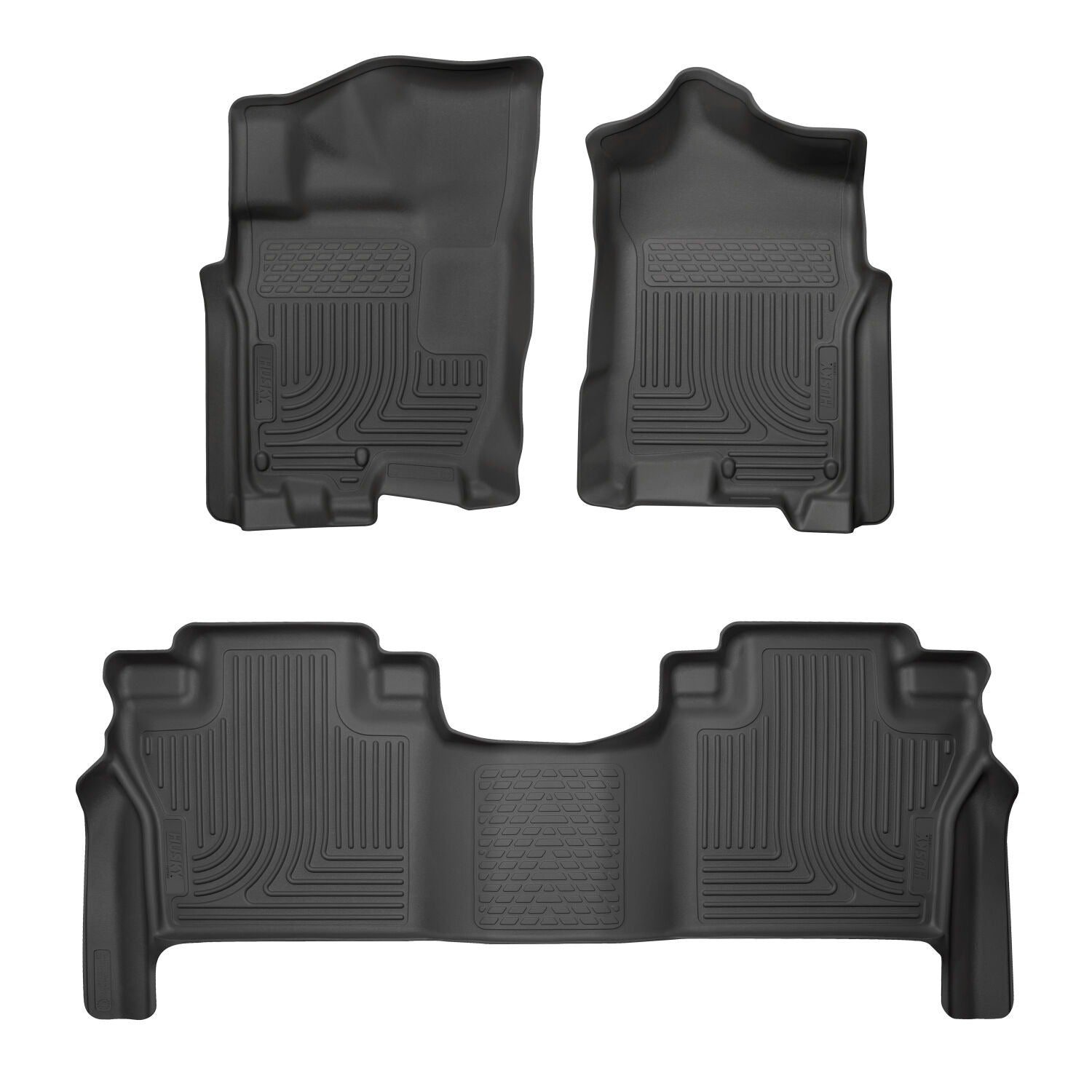Husky Weatherbeater Front & 2nd Seat Floor Liners 93561 by Husky Liners