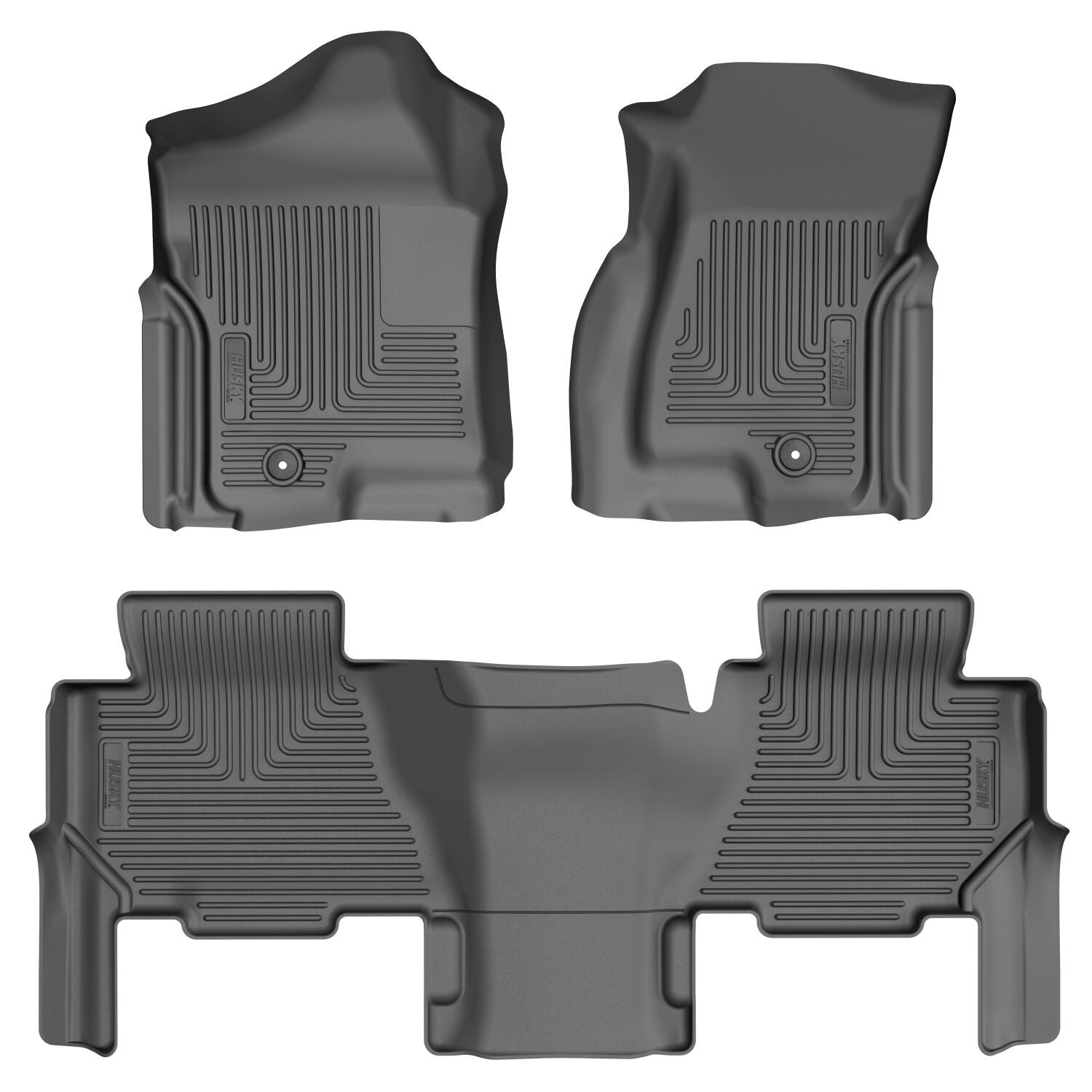 Husky Weatherbeater Front & 2nd Seat Floor Liners 93581 by Husky Liners