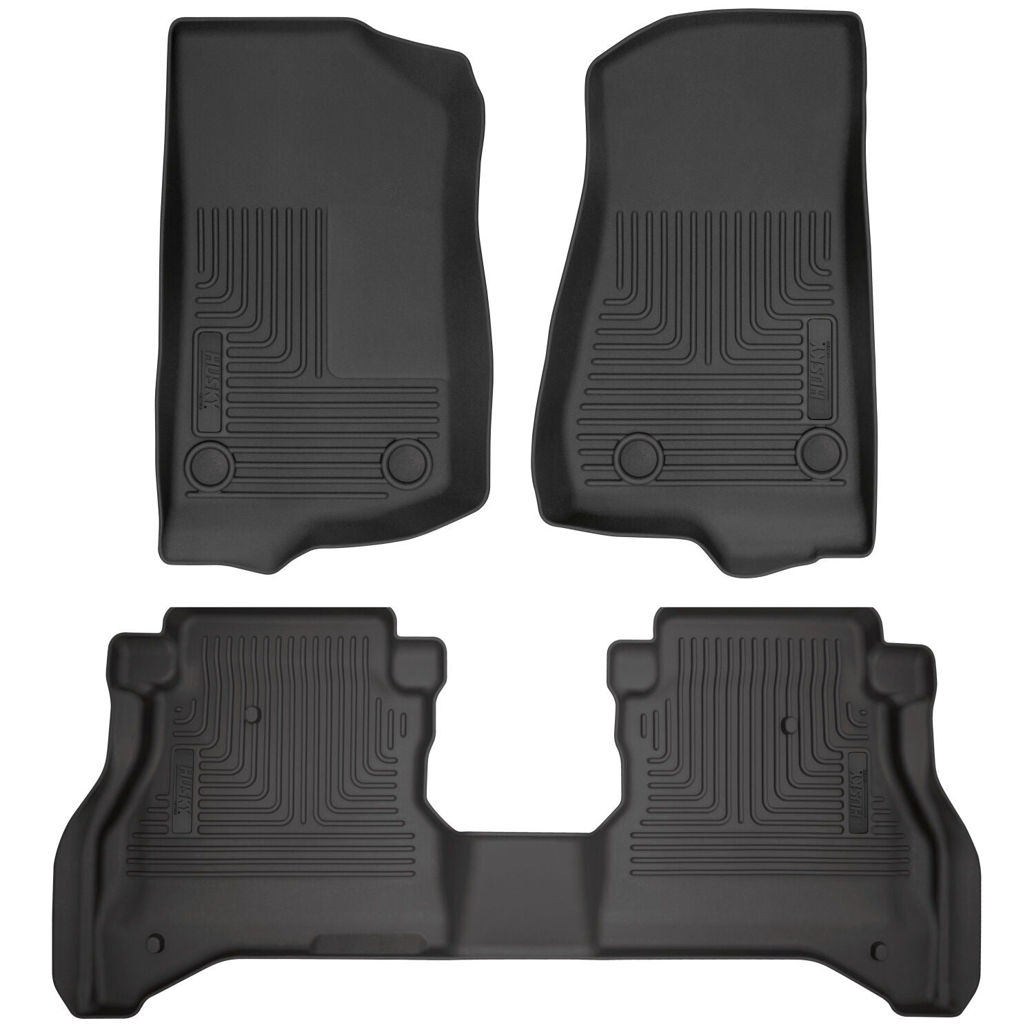 Husky Weatherbeater Front & 2nd Seat Floor Liners 93681 by Husky Liners