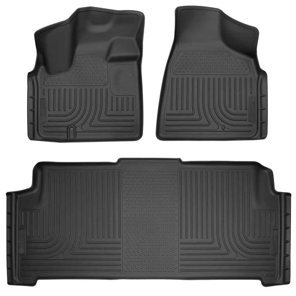 Husky Weatherbeater Front & 2nd Seat Floor Liners 93691 by Husky Liners