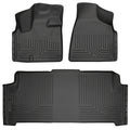 Husky Weatherbeater Front & 2nd Seat Floor Liners 93691 by Husky Liners