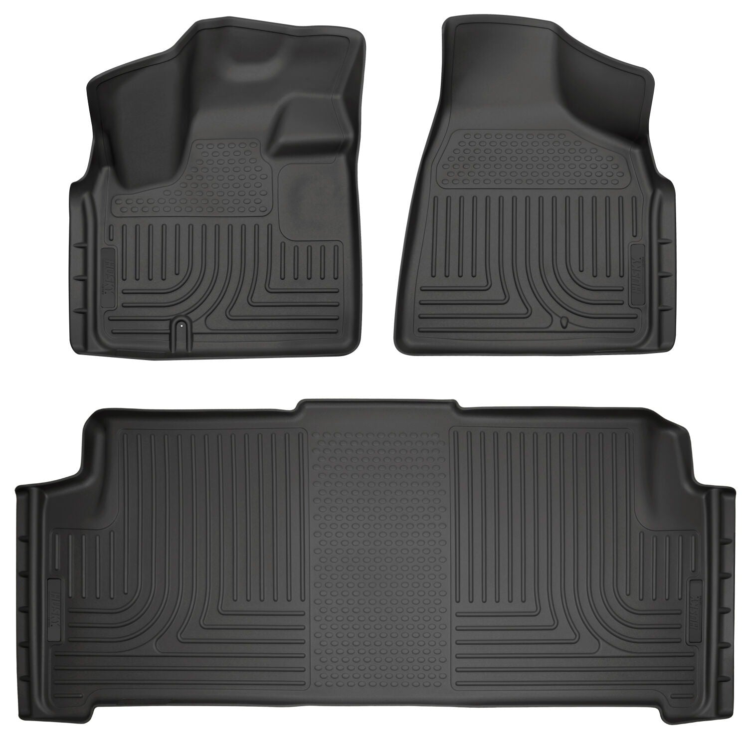 Husky Weatherbeater Front & 2nd Seat Floor Liners 93691 by Husky Liners