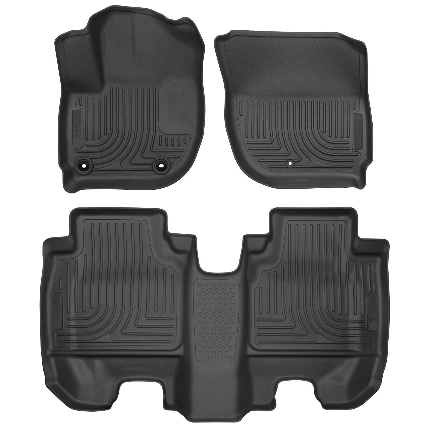 Husky Weatherbeater Front & 2nd Seat Floor Liners 93701 by Husky Liners