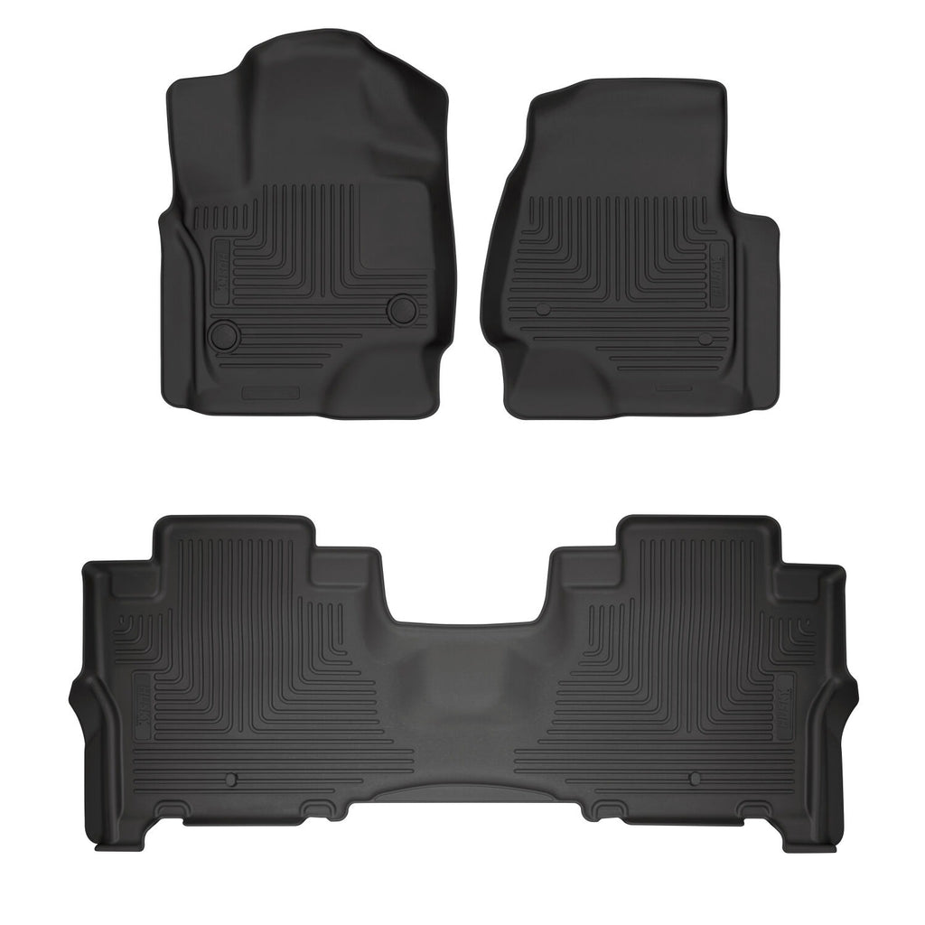 Husky Liners Weatherbeater - Front & 2nd Seat Floor Liners 93741 by Husky Liners