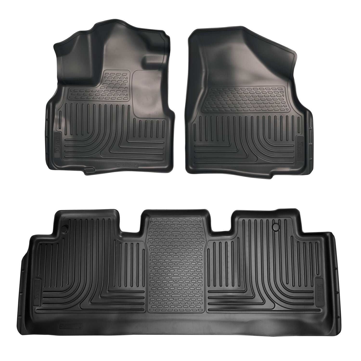 Husky Weatherbeater Front & 2nd Seat Floor Liners 93751 by Husky Liners