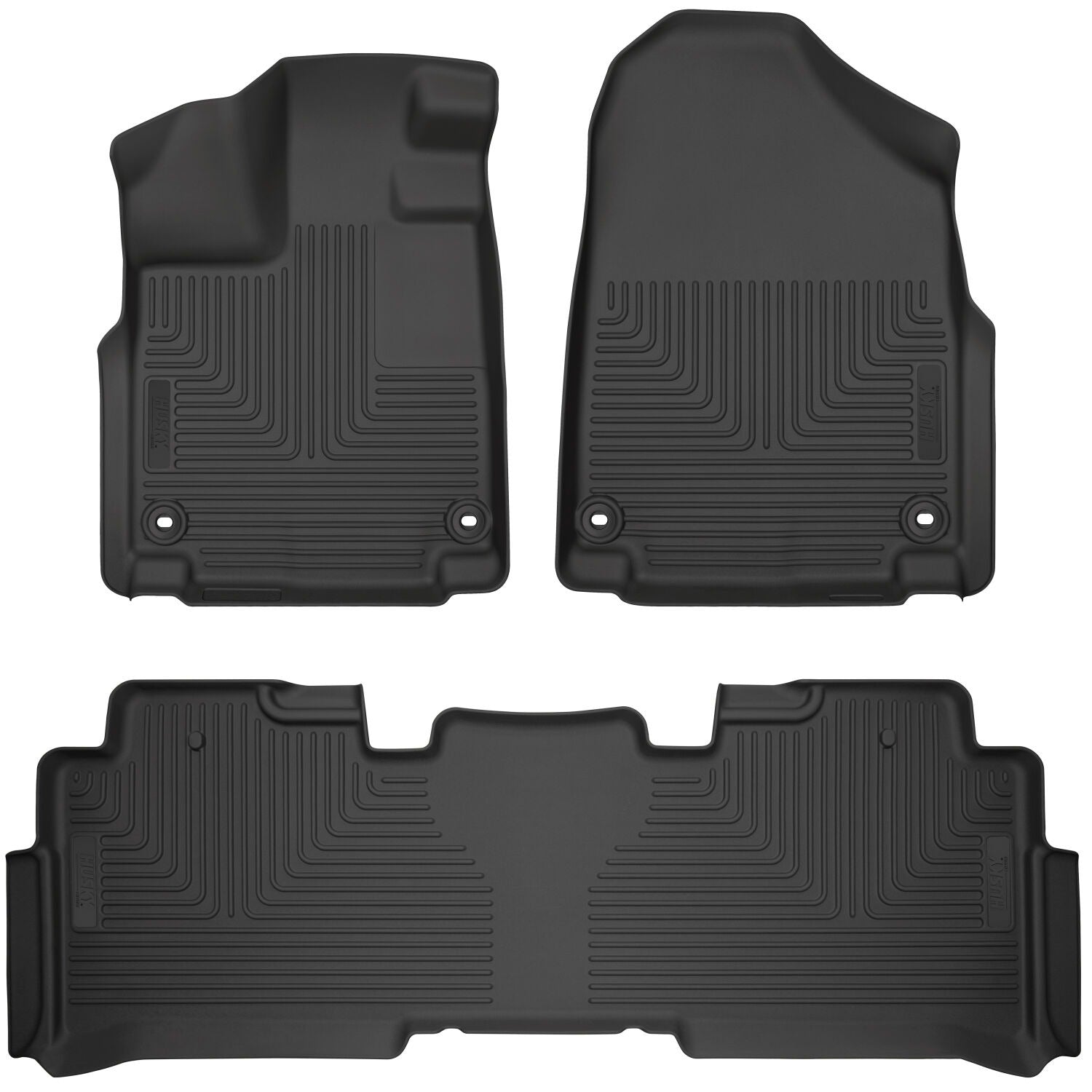 Husky Weatherbeater Front & 2nd Seat Floor Liners 93761 by Husky Liners